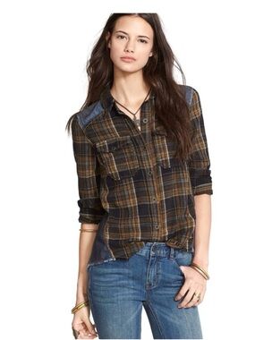 Free People Road Trip Getaway Shirt Size M